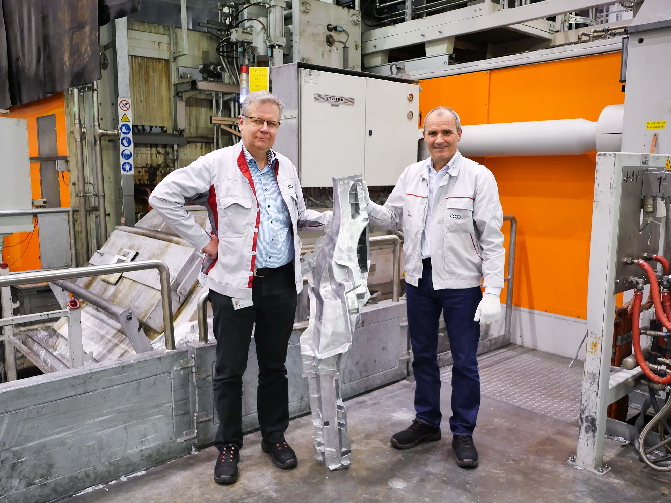 Audi chooses Støtek to increase their furnace reliability and metal quality
